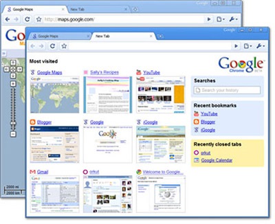 Google Chrome Browser Screenshots