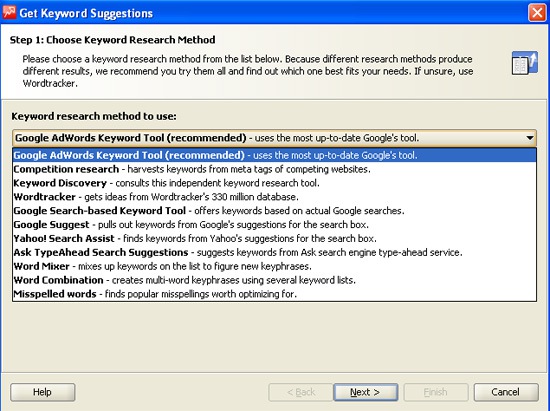 Rank tracker: keyword tools