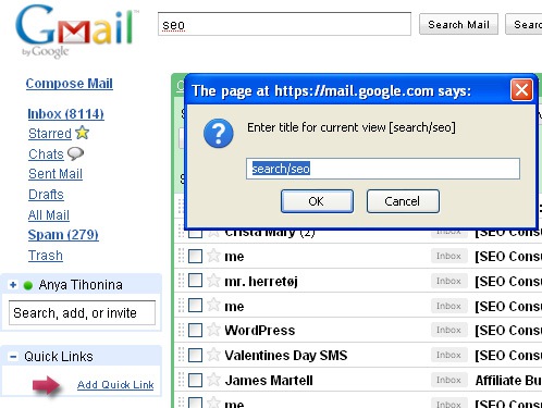 Gmail search