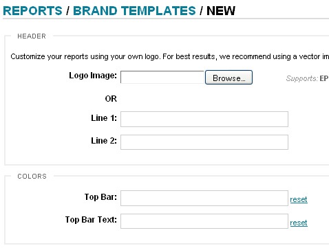 Create a template