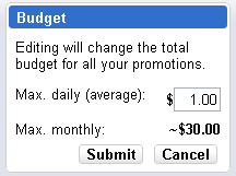 Youtube Budget