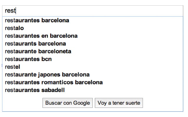 autocomplete