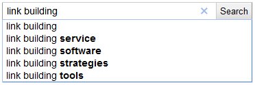Google Suggest for Link Building