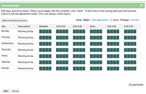 schedule