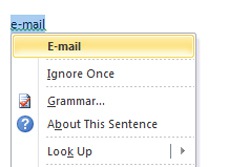 email capitalize