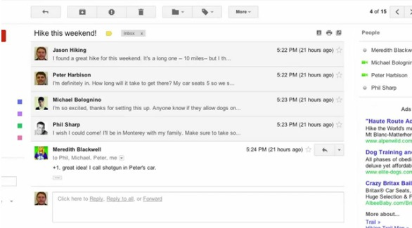 gmail update look and features