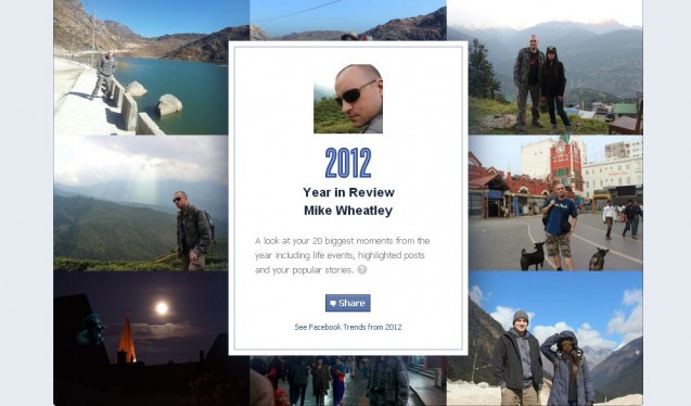 My Facebook 2012 Year In Review