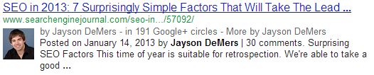 Google Authorship