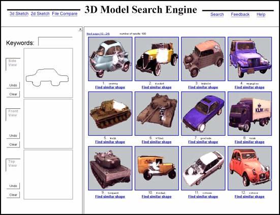 Researchers Develop 3D Search Engines