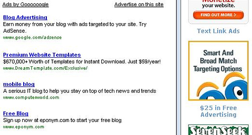 Google AdSense Text Size Expands With Site