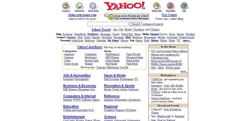 Yahoo&#8217;s New Home Page, Features &#038; Screenshots