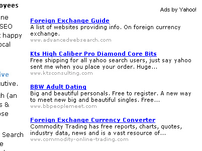 Taking the Yahoo Publisher Network Plunge