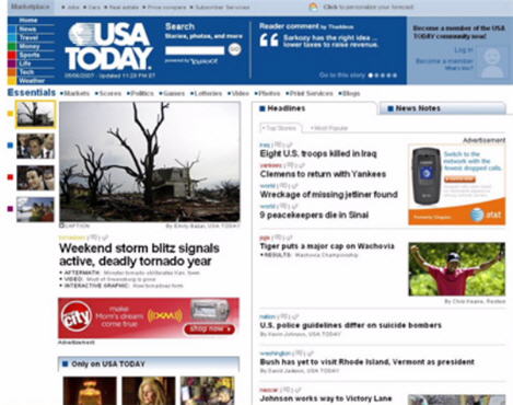 USAToday Web 2.0