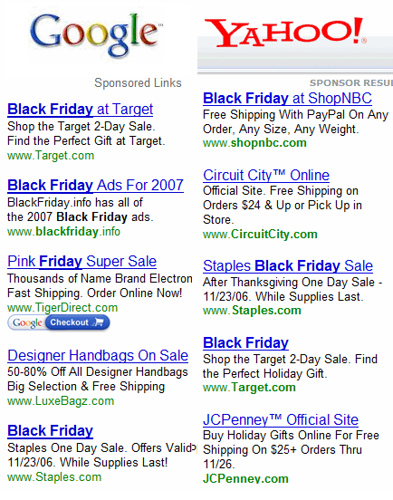 Black Friday : Sales, Search &#038; Online Shopping