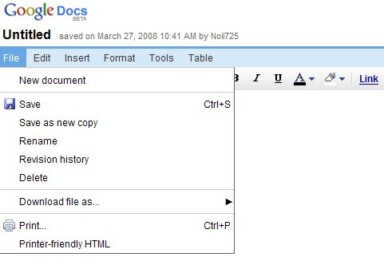 Google Docs Becoming Web Version of Microsoft Word 2003