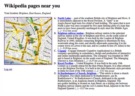 Learning About Locations through Wikinear