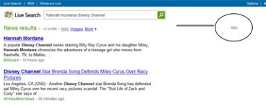Microsoft Live Search News gets an RSS