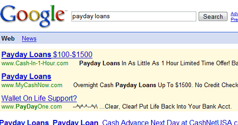 PayDay One Ad