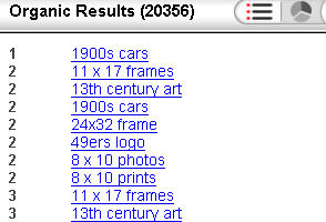 organic search rankings