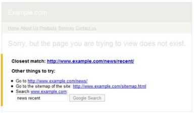 Google Webmaster Central Makes 404 More Useful