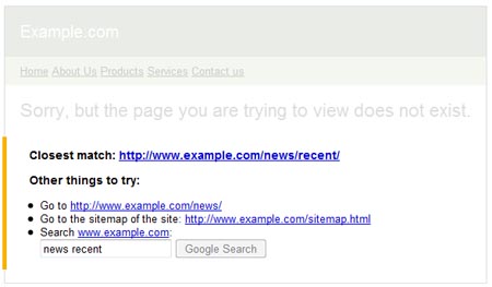 Google Webmaster Central Makes 404 More Useful