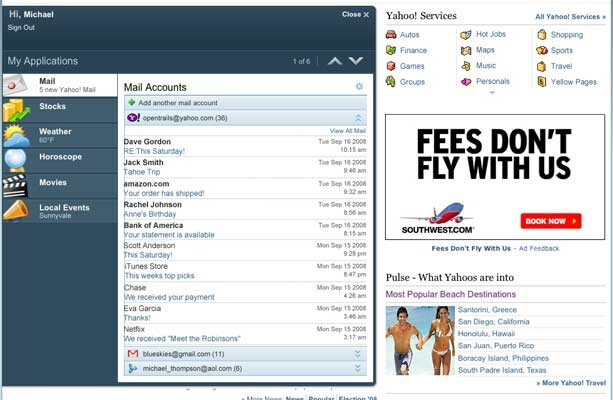 Yahoo Preps Up a “More Open” Homepage