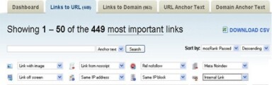 SEOmoz Linkscape : New Backlink Checking Tool Reviewed