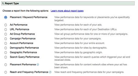 Google AdWords Reports