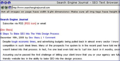 Free Spider Simulation Tools to Evaluate a Web Page