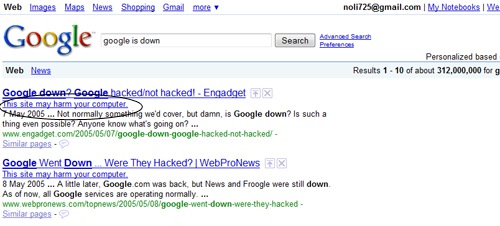 Google is Broken, the 2009 Edition