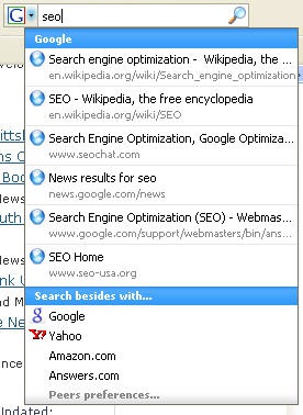 Peers FireFox Addon Guides You Past Google SERPs