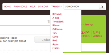 Twitter Enhances Homepage with Search and Trends