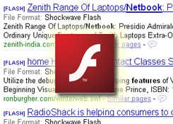 Indexed in an [Adobe] Flash
