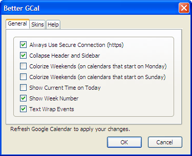 Better GCal