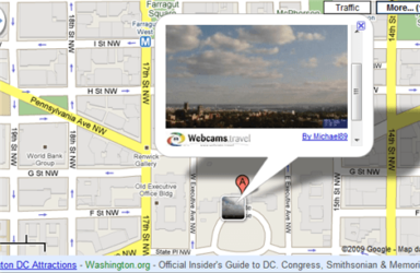 Google Maps Adds Over 9000 Webcams