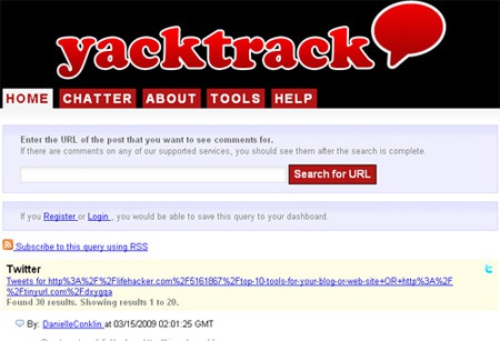 YackTrack