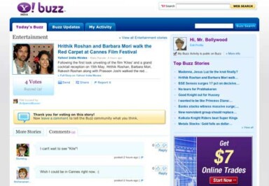 Yahoo Buzz Gets a Facelift, Goes to India Too