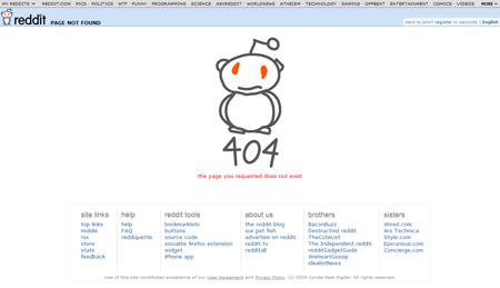 Reddit Profile 404
