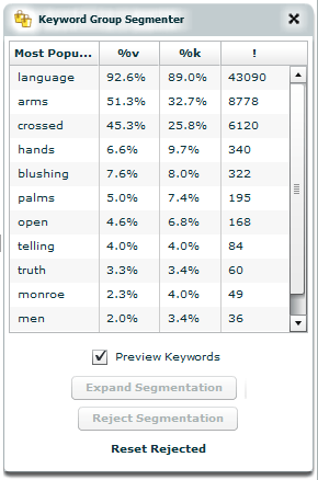 WordStream Keyword Segmenter.