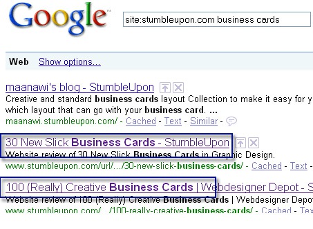 StumbleUpon Tip: Use Google to Choose the Best Category and Tags