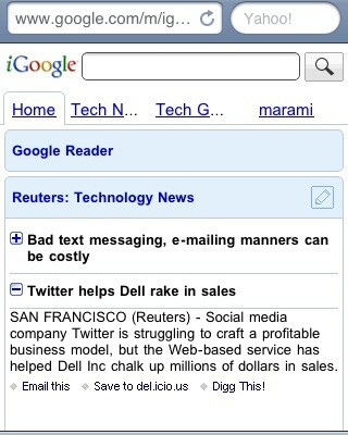 Google iGadget for iPhone, Android Gets a New Version
