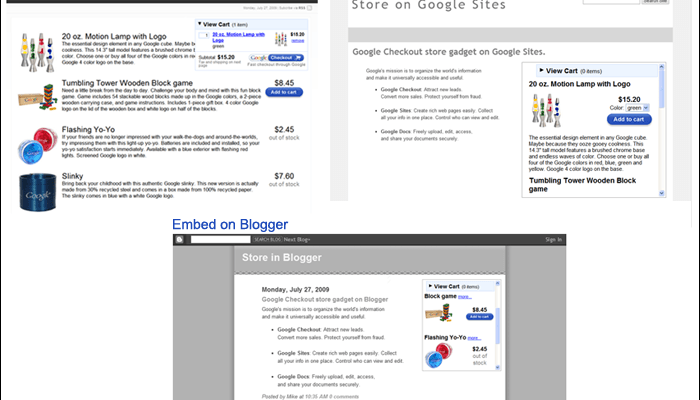 Create an Online Store in a Snap Using Google Docs and Checkout