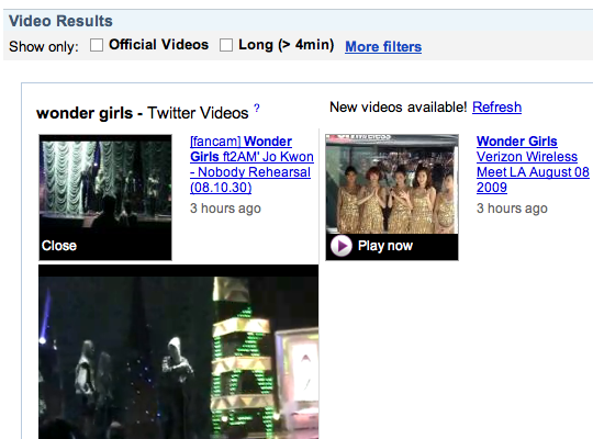 Yahoo Video Search Gets In-Line Play Back