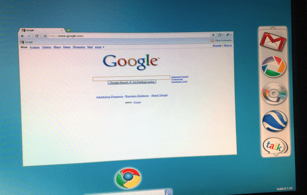 Another Google Chrome OS Screenshot Shows Up, This Time it’s Ugly