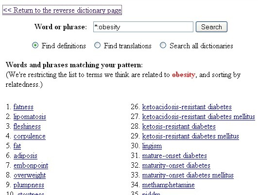Using Reverse Dictionaries for Keyword Research