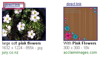 Google Image Search Direct Links