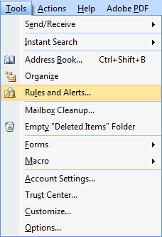 Outlook Rules