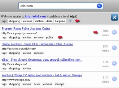 How to Find Similar Sites with Tags