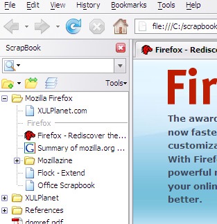ScrapBook :: Firefox Extension Scrapbook, Firefox, Extensions