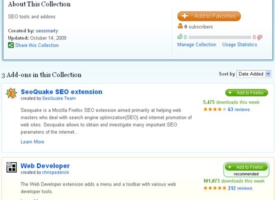 Let’s Create an SEJ Firefox Addon Collection!